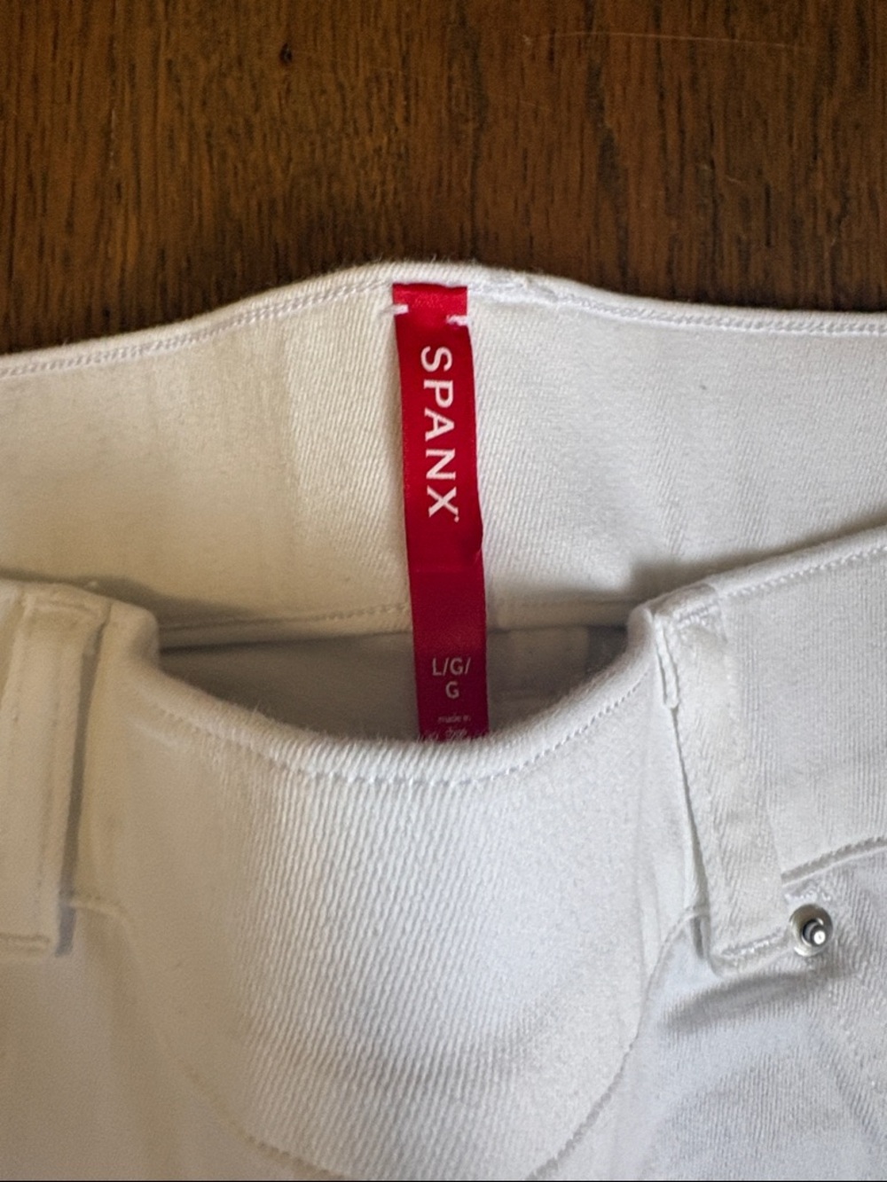 NWT SPANX White Skinny Jeans for Women size large - Picture 2 of 6